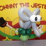 Johnny the Jester Balloon Elephant
