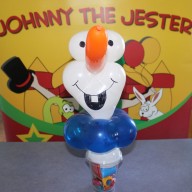 Johnny the Jester Balloon Olaf Image